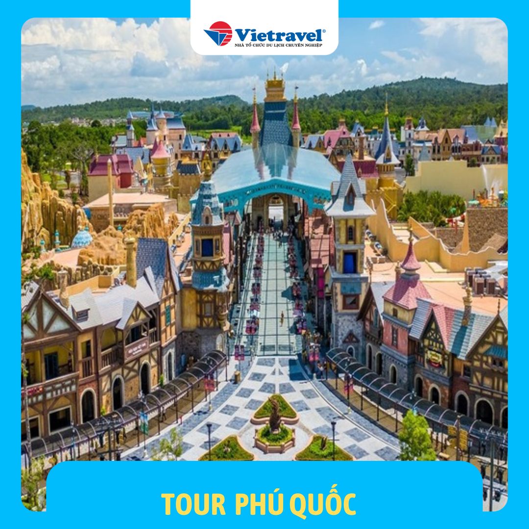 [EVoucher Vietravel] Nghỉ dưỡng 5sao Phú Quốc (Vinwonder+Safari +Cáp Treo Hòn Thơm+Công Viên Nước Aquatopia)