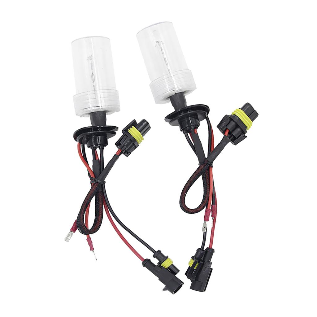 55W H1 12V DC High Power 360° Beam Angle Xenon HID Headlight Kit Set of 2