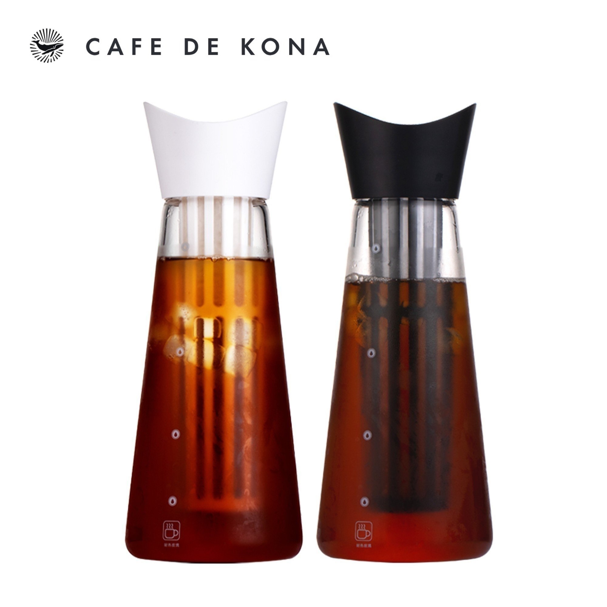 Bình thủy tinh pha cà phê cold brew ngâm lạnh detox trà CAFE DE KONA