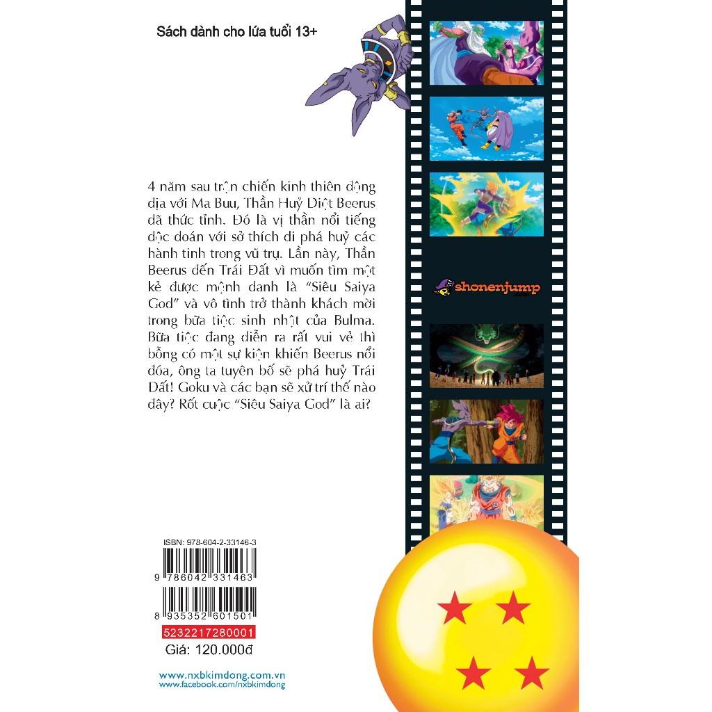 Truyện Dragon Ball Z Anime Comics: Cuộc Chiến Giữa Các Vị Thần - Bản Quyền