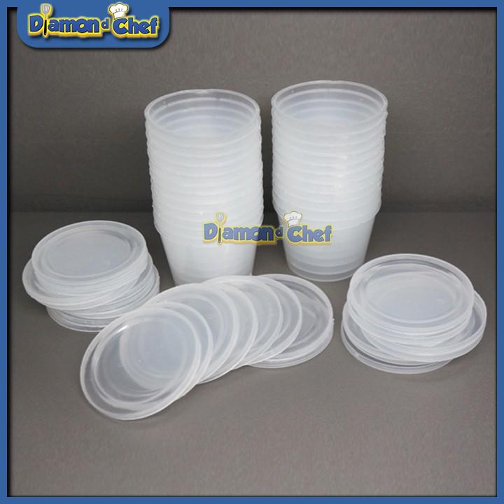 50 Cốc hình tròn Làm Bánh Flan / Caramen loại đẹp