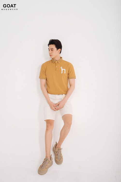 Áo Thun Polo Nam Ngắn Tay Cổ Bẻ GOAT MENSWEAR