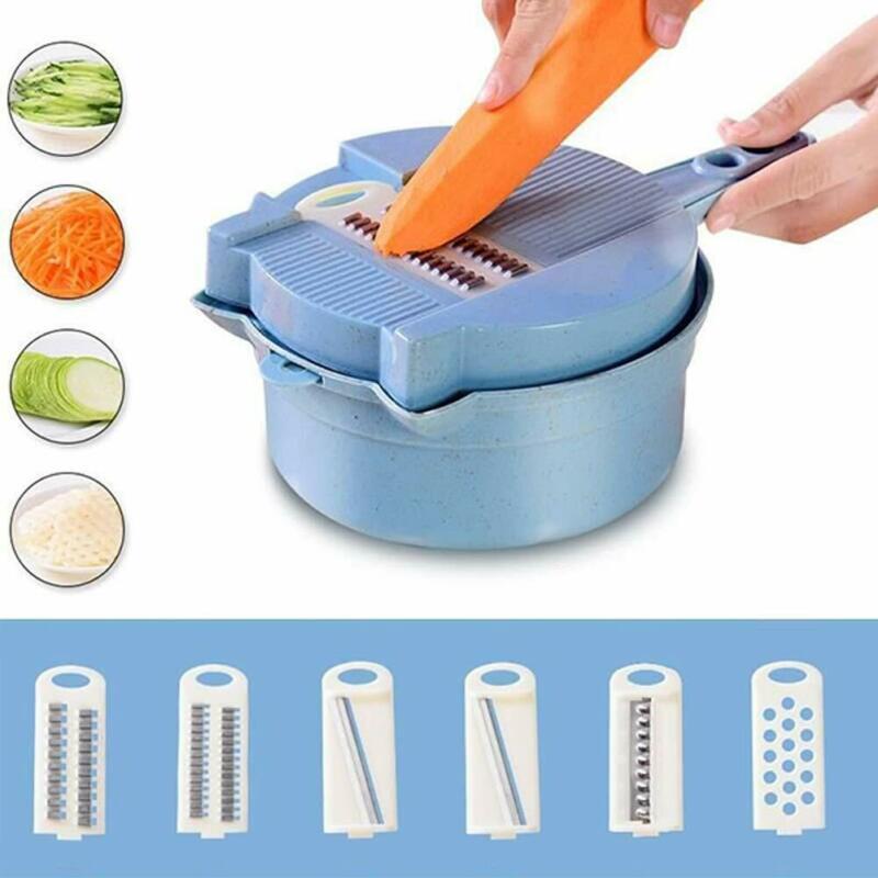 1pc 15 IN 1 Multi-function EASY FOOD CHOPPER Food Vegetable Blender Chopper Slicer