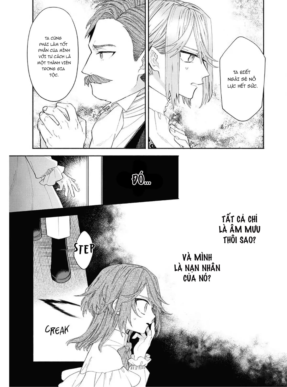 vì đã trở về thân phận ác nữ nên tôi nghĩ mình sẽ chạy trốn khỏi hoàng tử CHƯƠNG 4 4