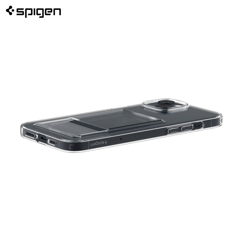 Ốp Lưng dành cho iPhone 14/14 Pro/14 Plus/14 Pro Max SPIGEN Crystal Slot Dual Crystal Clear - Hàng Chính Hãng