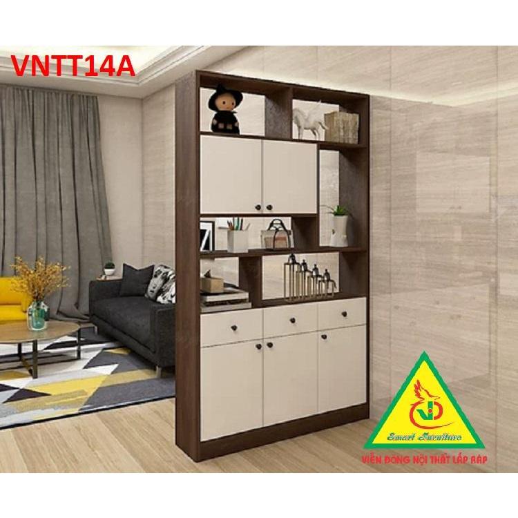 TỦ KỆ TRANG TRÍ KIÊM VÁCH NGĂN VNTT14A - Nội thất lắp ráp Viendong Adv