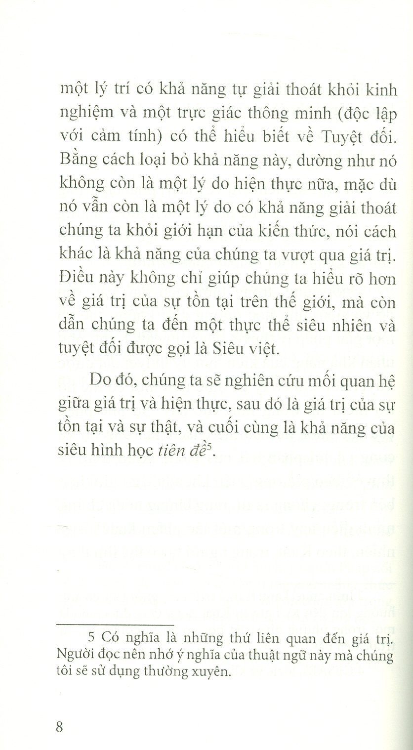 THUYẾT GIÁ TRỊ – Paul Cesari – Trường Phương Books – NXB Tri Thức