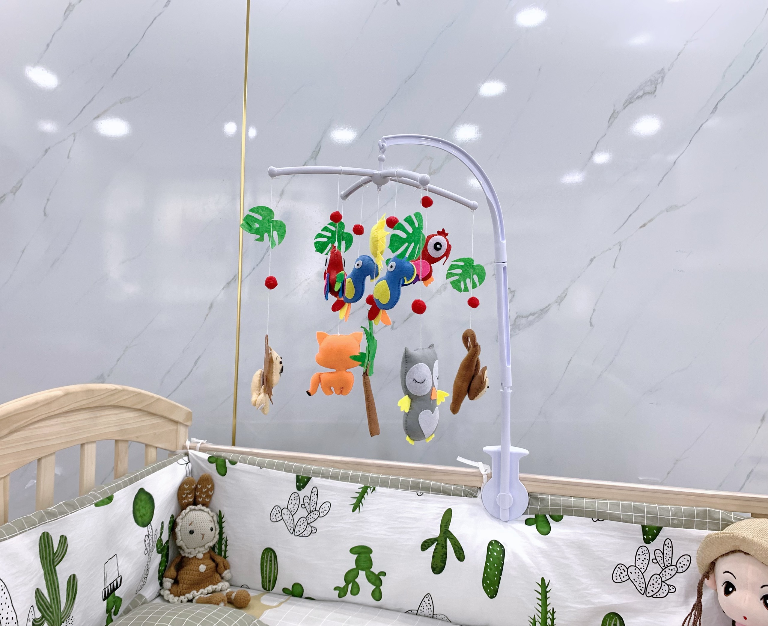 Con thú bông handmade động vật núi rừng vui chơi cho bé