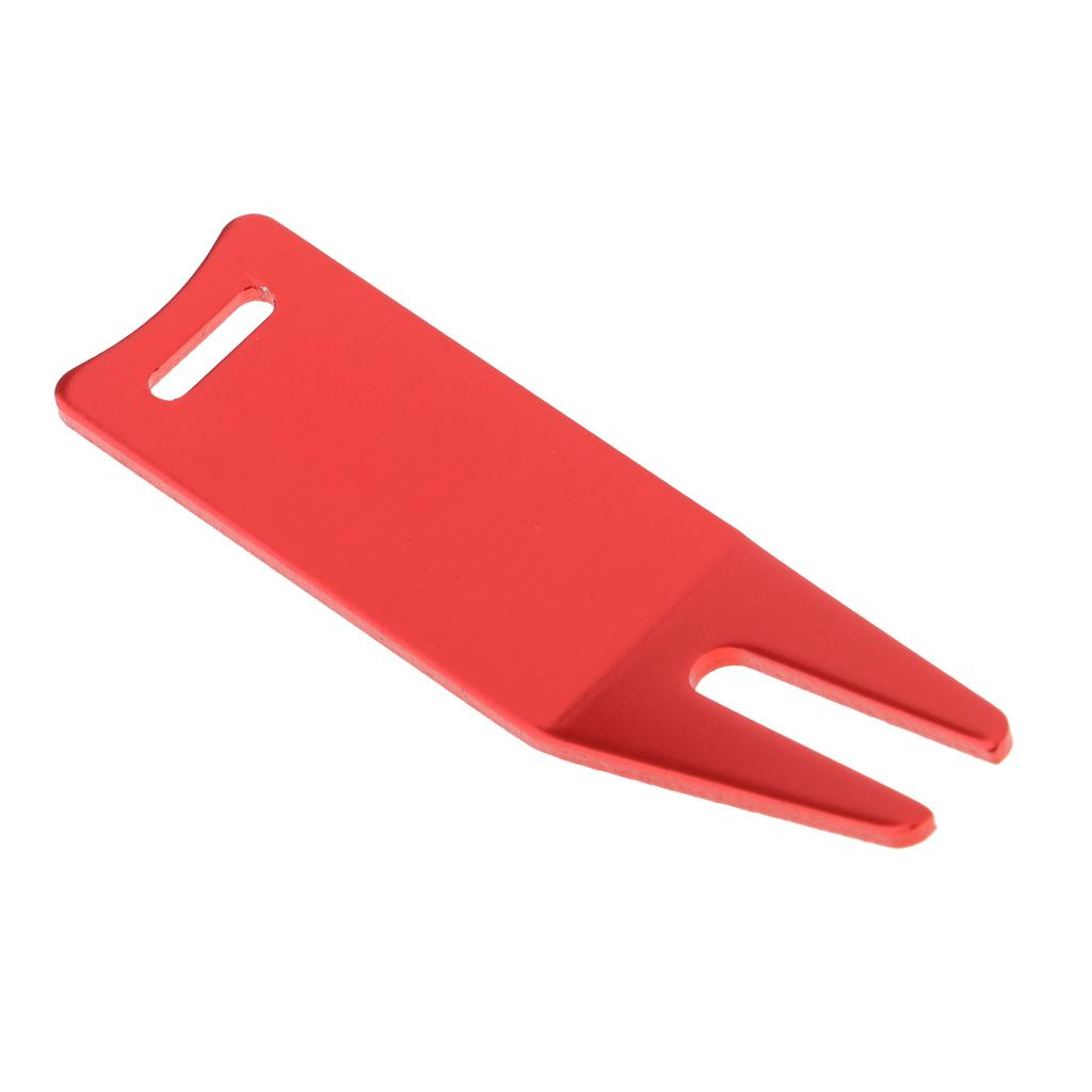 Alloy Golf Divot Repair Tool Fork Prongs for Putting Green Pitch Lawn Maintaining Fixing