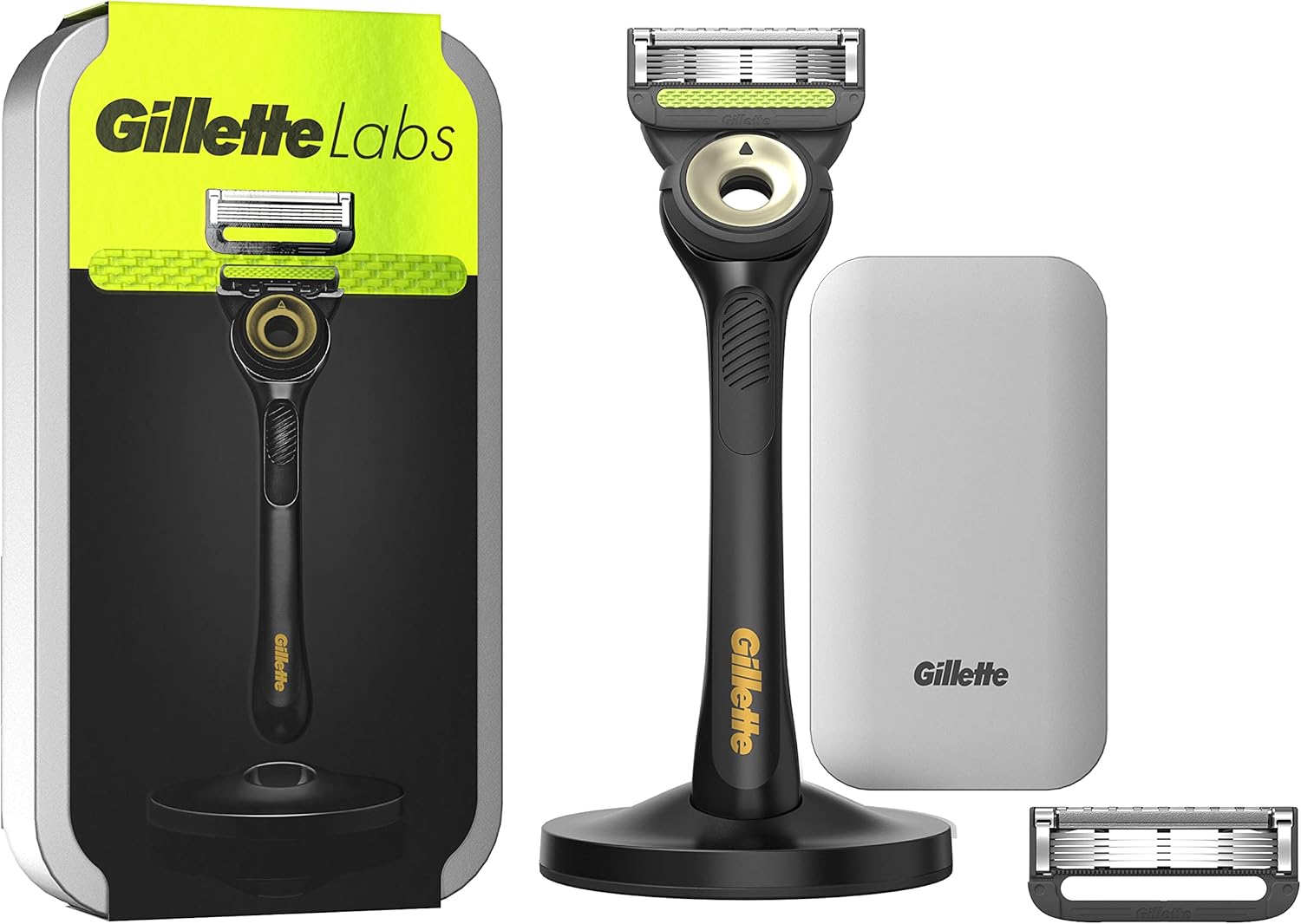 Dao cạo ướt Gillette Labs Black &amp; gold hàng chính hãng