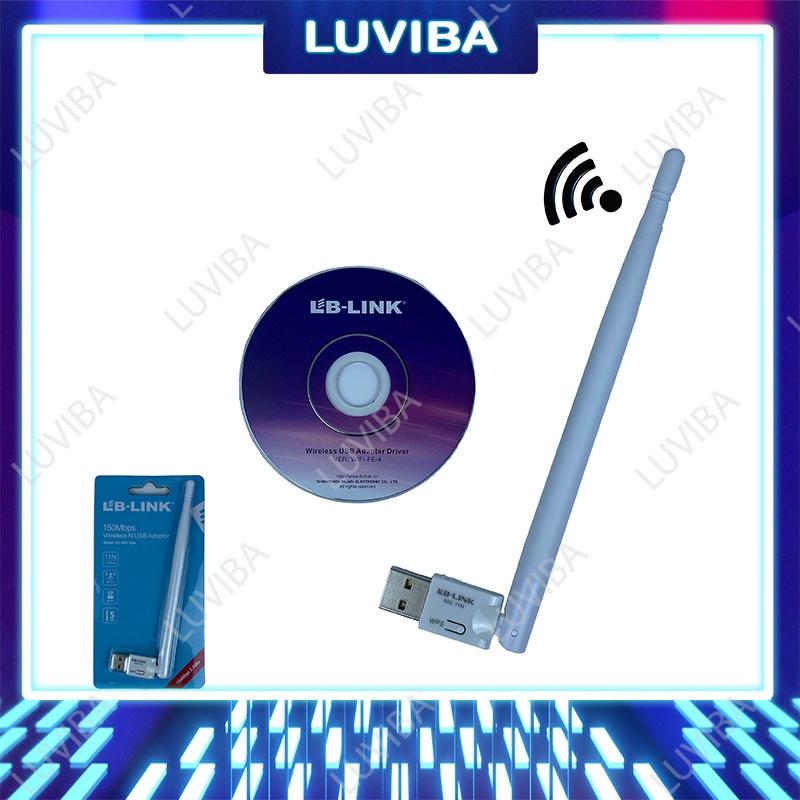 Usb Thu Wifi LB LINK có râu cho máy tính bàn thu sóng 150Mbps - Hàng Chính Hãng