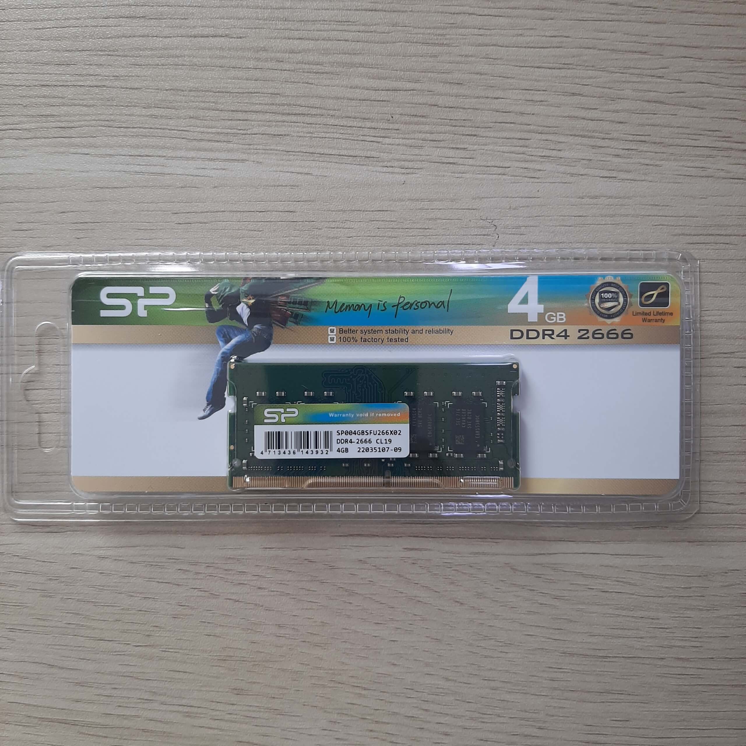 RAM Laptop Silicon Power 4GB DDR4 2666MHz CL19 SODIMM - Hàng chính hãng
