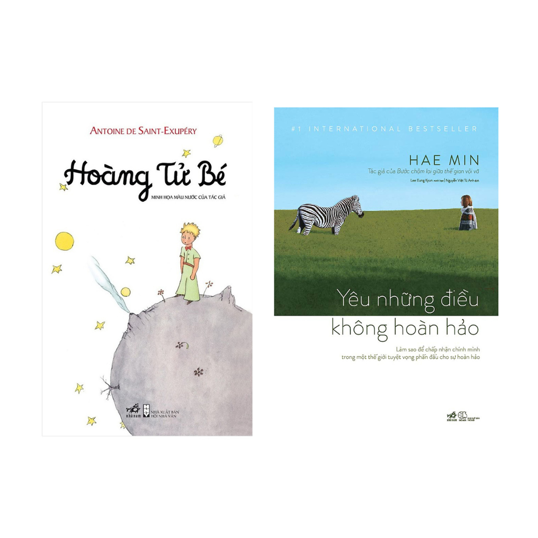 Combo 2 Cuốn Sách Văn Học Hay : Yêu Những Điều Không Hoàn Hảo + Hoàng tử bé - Tặng Kèm Bookmark Thiết Kế