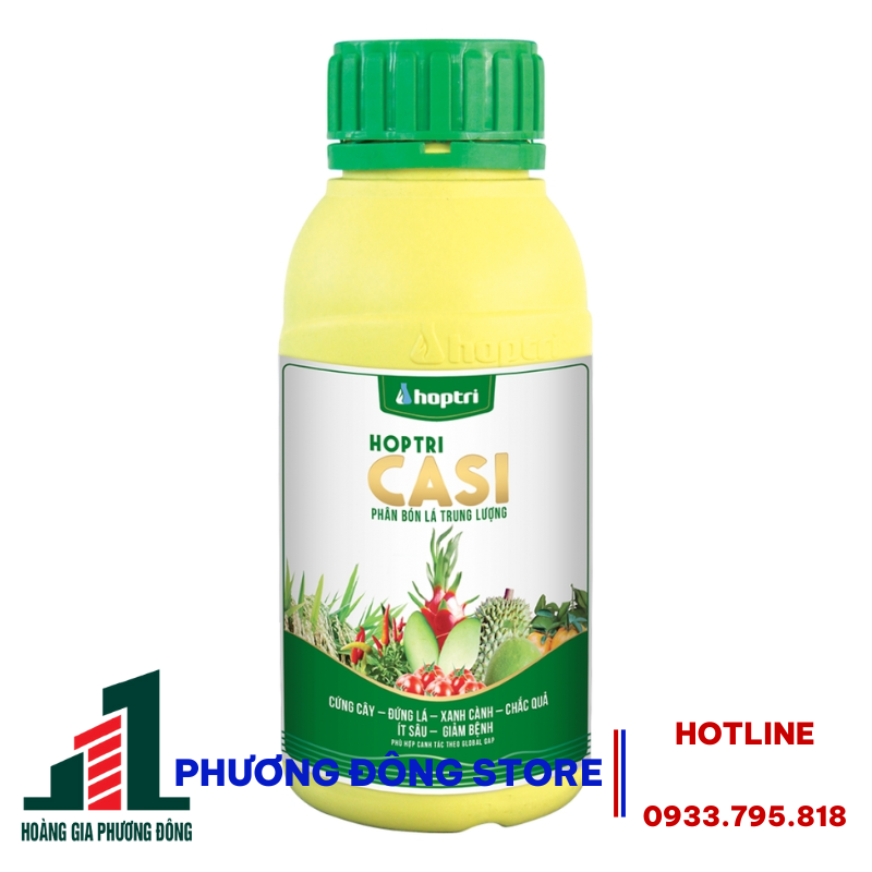 Phân bón lá trung lượng HỢP TRÍ CASI - chai 100ml, chai 250ml, chai 500ml, chai 1 lít