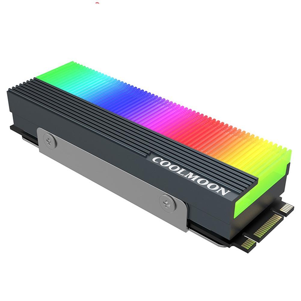 Quạt Tản Nhiệt Ổ Đĩa SSD H7 COOLMOON CM-M7S M.2 2280 ARGB
