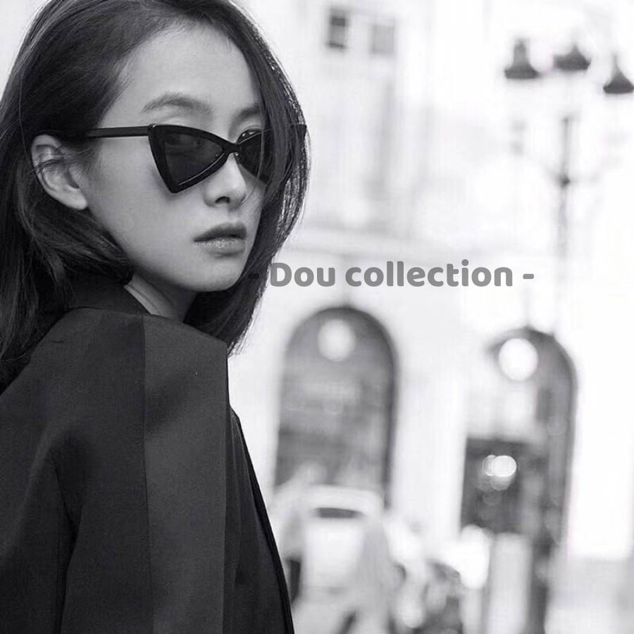 Kính Mát Cao Cấp Mắt Mèo Hình Nơ Retro Gọng Nhựa Phong Cách Châu Âu & Mỹ - Mã MK020
