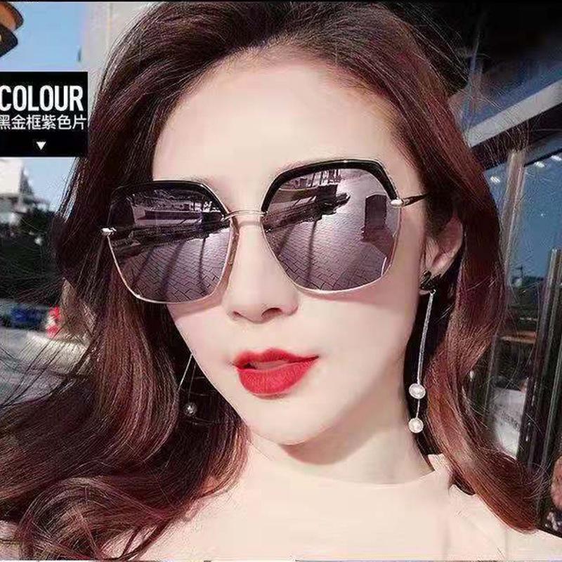 2021 Women's SunGlasses Fashion Sunglasses Large Thick Square Frame Eyeglasses