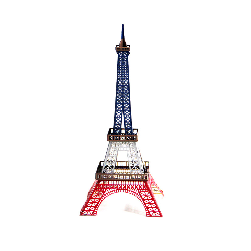 Mô hình thép 3D tự ráp tháp Eiffel bản màu