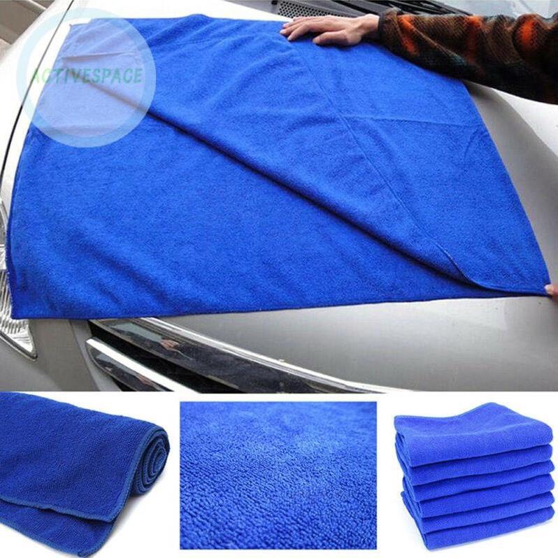 Khăn lau xe Microfiber mềm mịn thấm hút nước tốt Chuyên Dụng lau rửa xe hơi, Ô Tô, xe máy 60*180