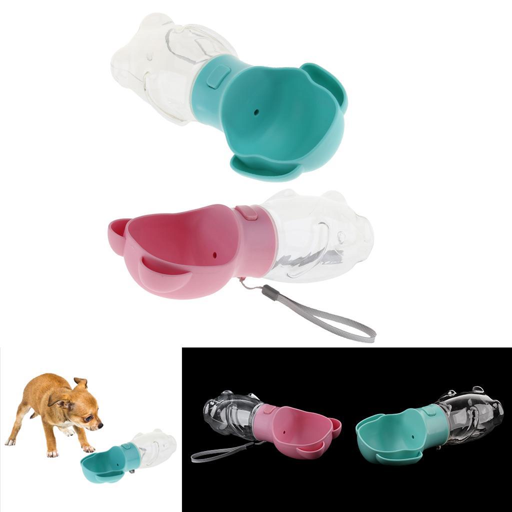 2pcs Dog Water Bottle, Portable , Puppy Water Dispenser with Drinking Feeder