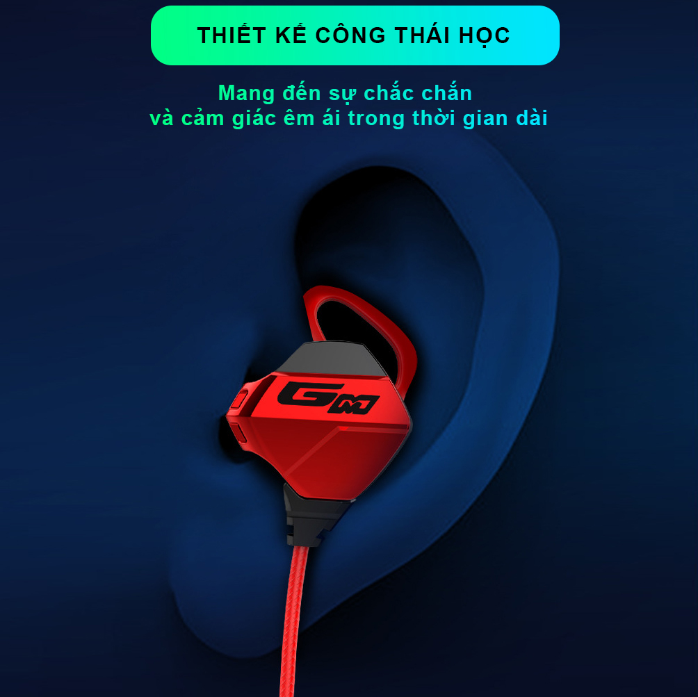 Tai nghe gaming có mic cho điện thoại SIDOTECH G-Pro chuyên chơi game PUBG mobile / FF / ROS / Tốc chiến micro kép chống ồn nâng cấp nghe rõ tiếng bước chân, đi kèm bao da và cáp chuyển đổi - Hàng Chính Hãng