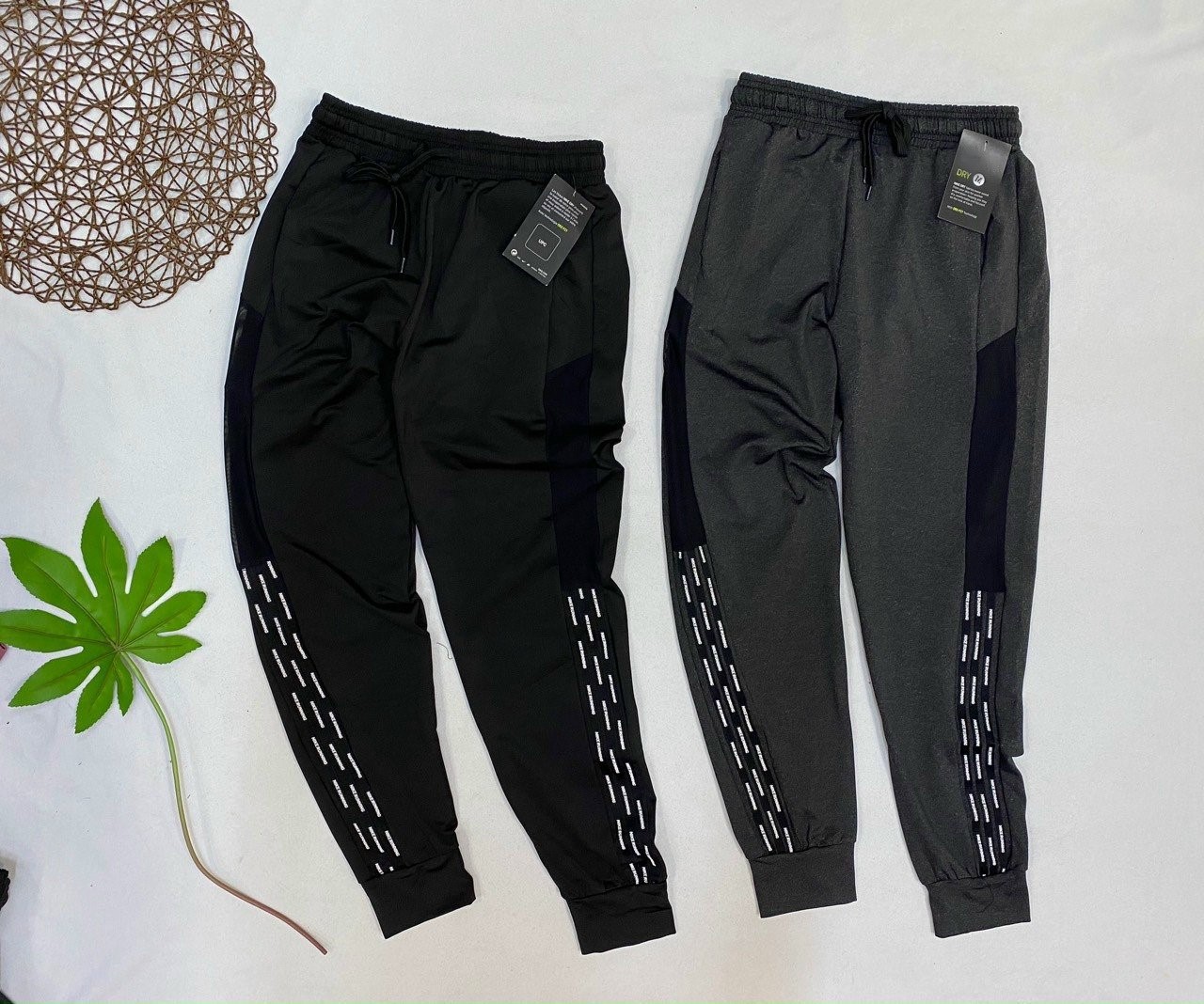 QUẦN JOGGER THỂ THAO NỮ THUN PHỐI LƯỚI TẬP GYM, CHẠY BỘ, ĐI CHƠI, ĐI HỌC