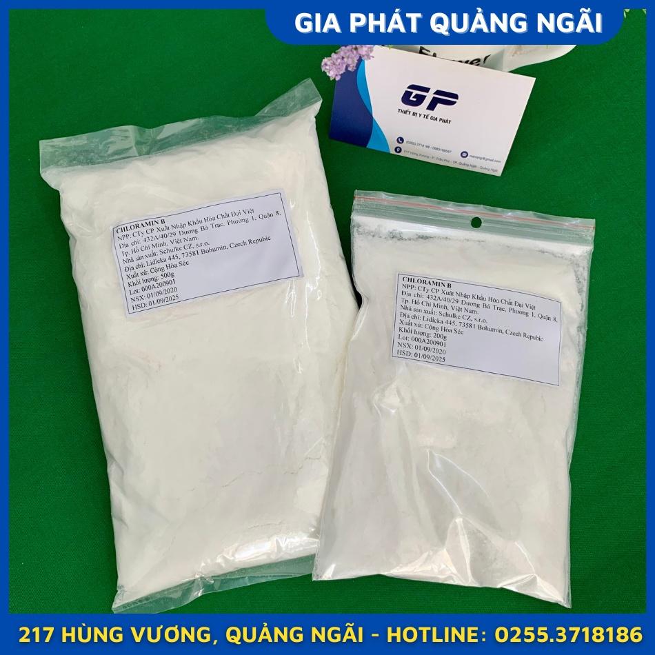 (TÚI 500GR) CHLORAMINE B DẠNG BỘT SÁT KHUẨN BỀ MẶT MÔI TRƯỜNG CỘNG HÒA SÉC KHỬ NƯỚC GIẾNG CLORAMIN B CLO BỘT