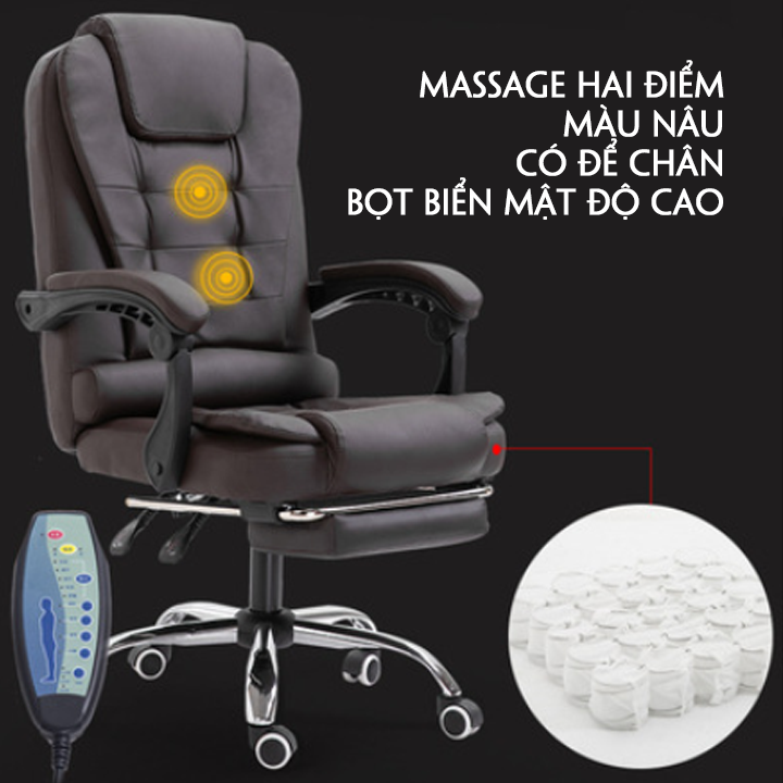 [ Cao Cấp ] Ghế văn phòng cao cấp , Ghế Văn Phòng Có Massage , Ghế Giám Đốc , Ghế Văn Phòng Da Có Gác Chân, Ghế Văn Phòng Kèm Massage , Ghế Massage Có Gác Chân , Ghế Văn Phòng Da