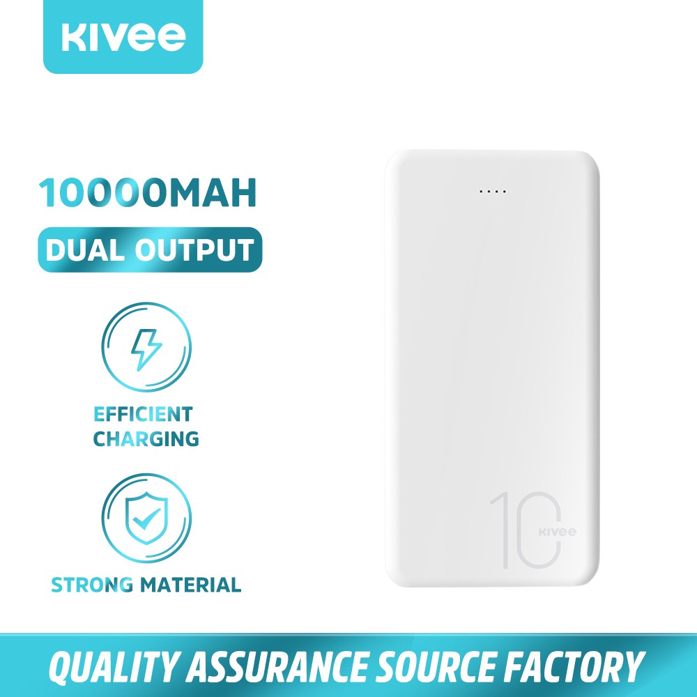 Pin sạc dự phòng Kivee 10000mAh PT62 chất lượng cao - Bảo hành 12 tháng