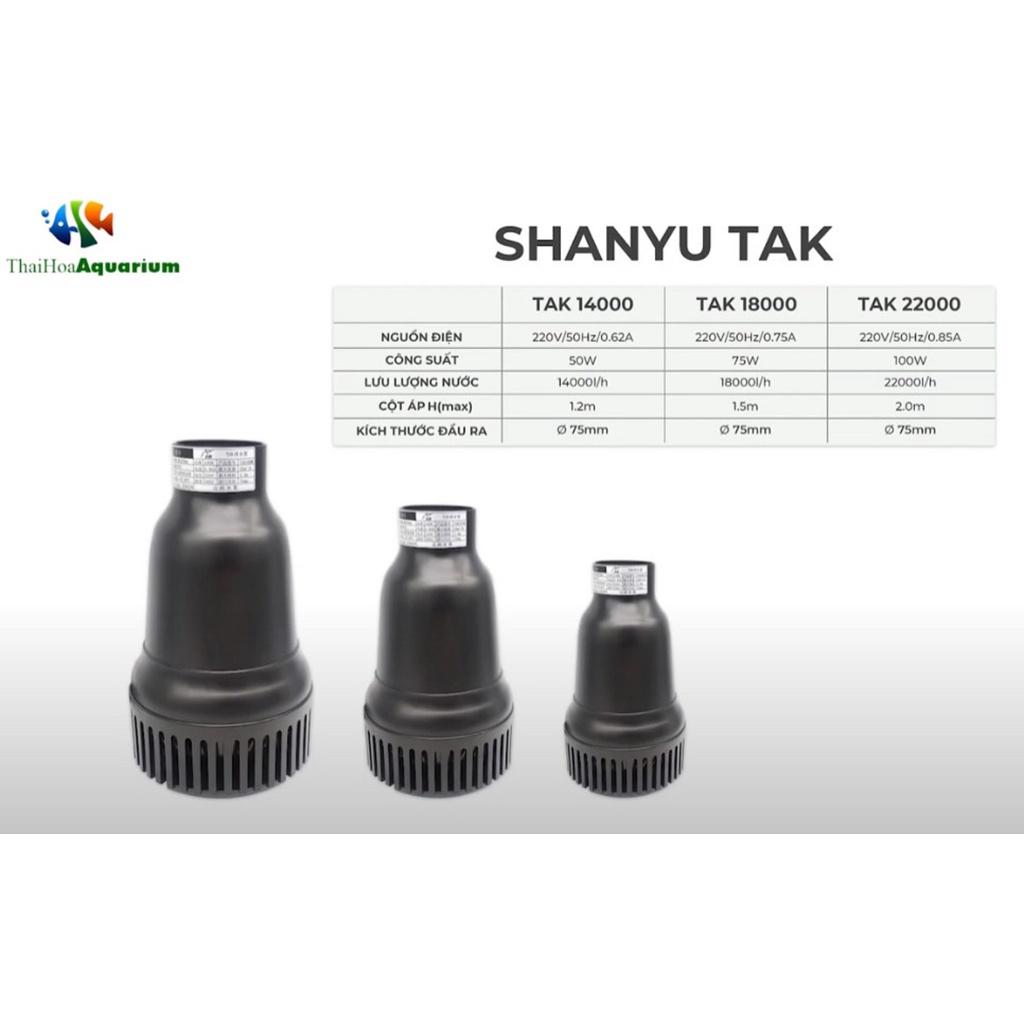 Máy Bơm Luồng Hồ Koi Shanyu TAK 14000-18000-22000 L/H