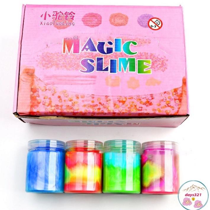 SLIME hình tròn trụ LỌ MAGIC yêu thuật phối màu kết hợp Slam xây cất lạ thường ấn tượng