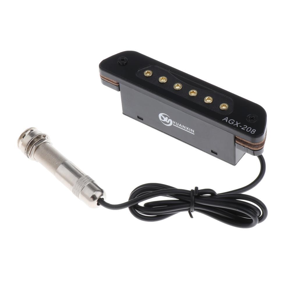 Multifunctional Soundhole Pickup Pickup for Acoustic Guitar AGX-208