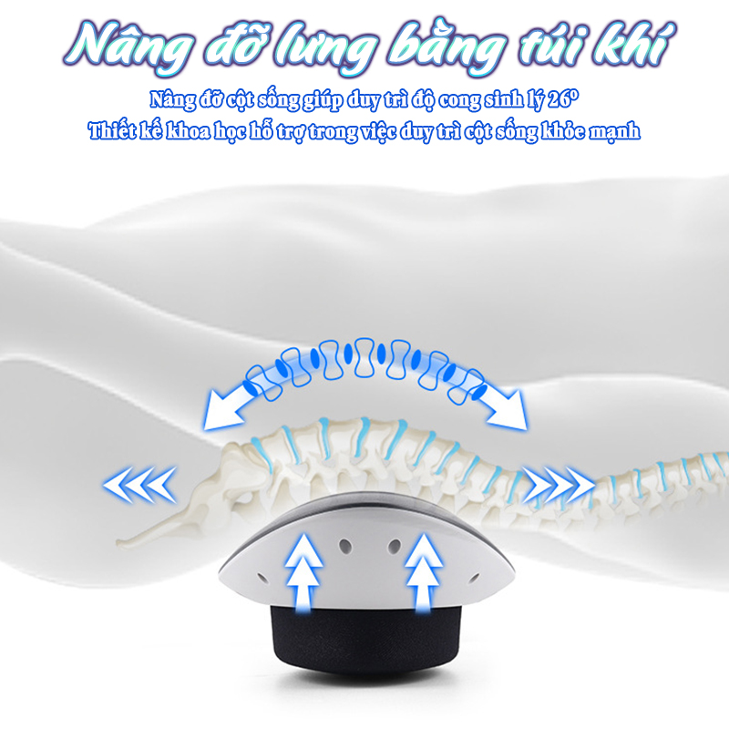 Máy kéo giãn cột sống lưng Lumbar Massager Nikio NK-157 - Massage cho người thoát vị đĩa đệm