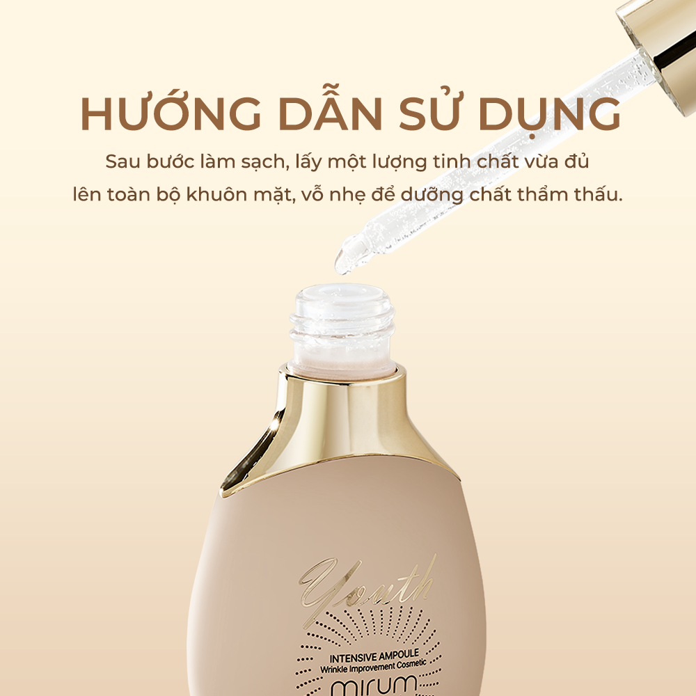 Tinh Chất Trẻ Hoá Da Mirum Dành Cho Da Nhạy Cảm Giúp Làm Dịu Da Dưỡng Ẩm Tăng Đàn Hồi M03 - 35ml