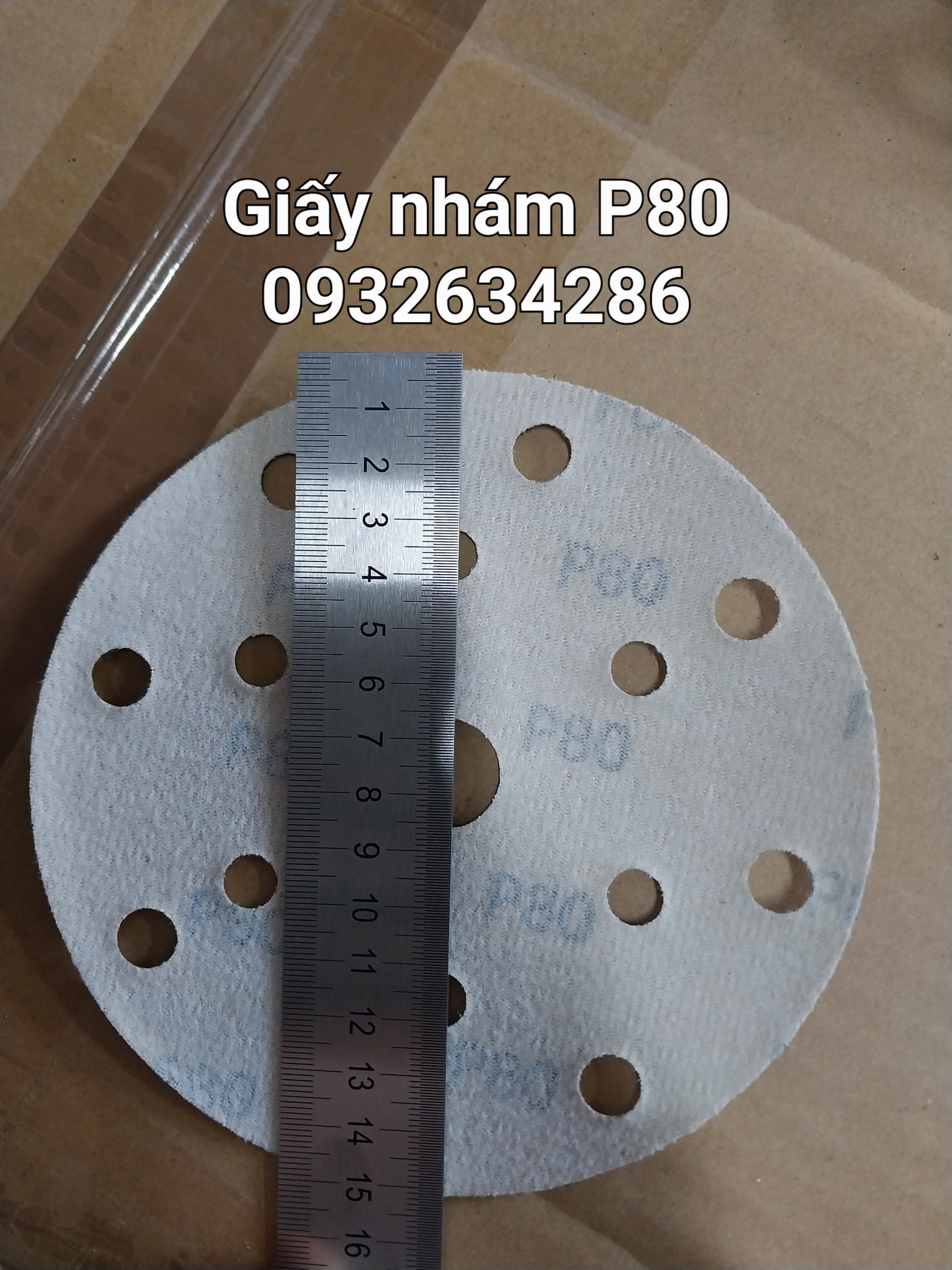 Giấy nhám tròn P80