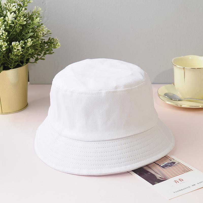 Mới Cotton Đen Trắng Nón Chống Nắng Nữ Nón Cho Bé Hip Hop Dã Mũ Lưỡi Trai Nam Đi Biển Bảo Vệ câu Cá Unisex Bonnet