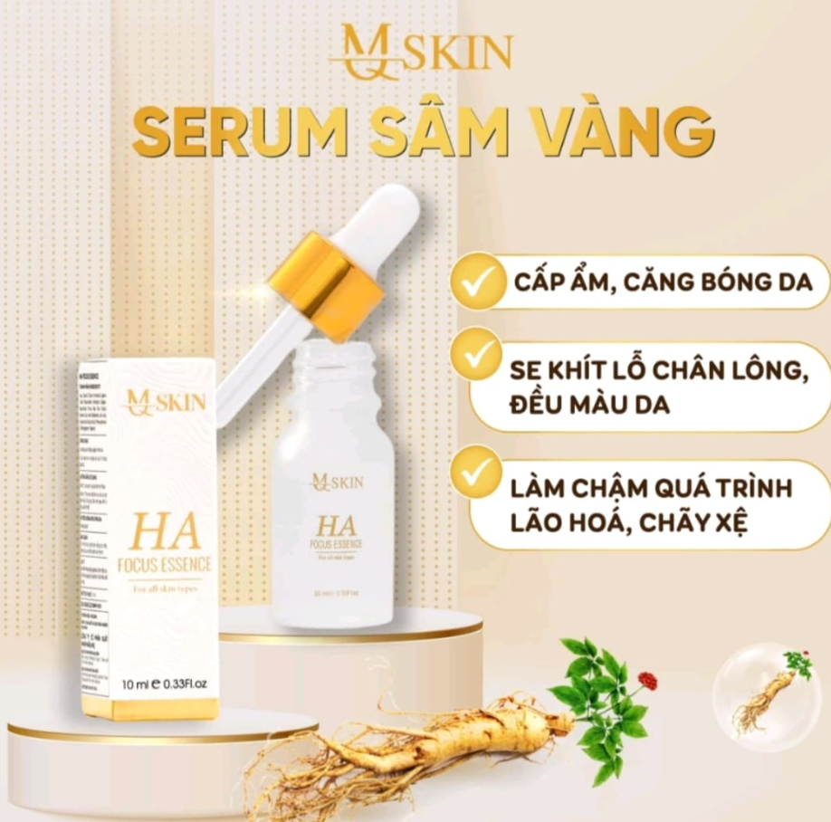  Serum Sâm Vàng MQ Skin 10ml