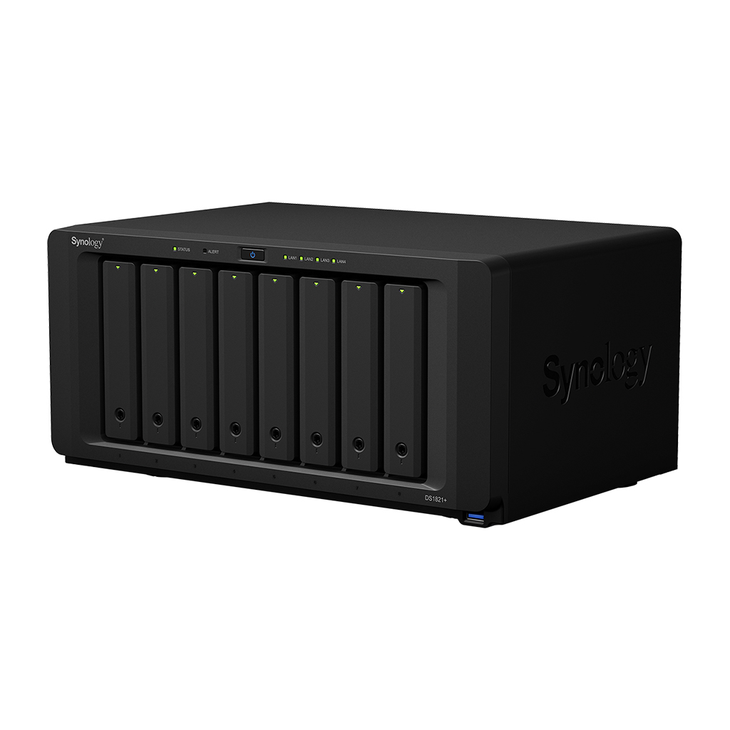 Thiết Bị Lưu Trữ Qua Mạng NAS Synology DS1821+ - Hàng Chính Hãng