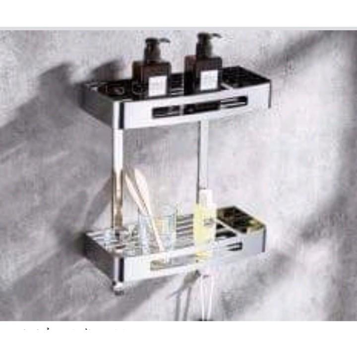 KỆ 2 TẦNG NHÀ TẮM LÀM BẰNG INOX 304