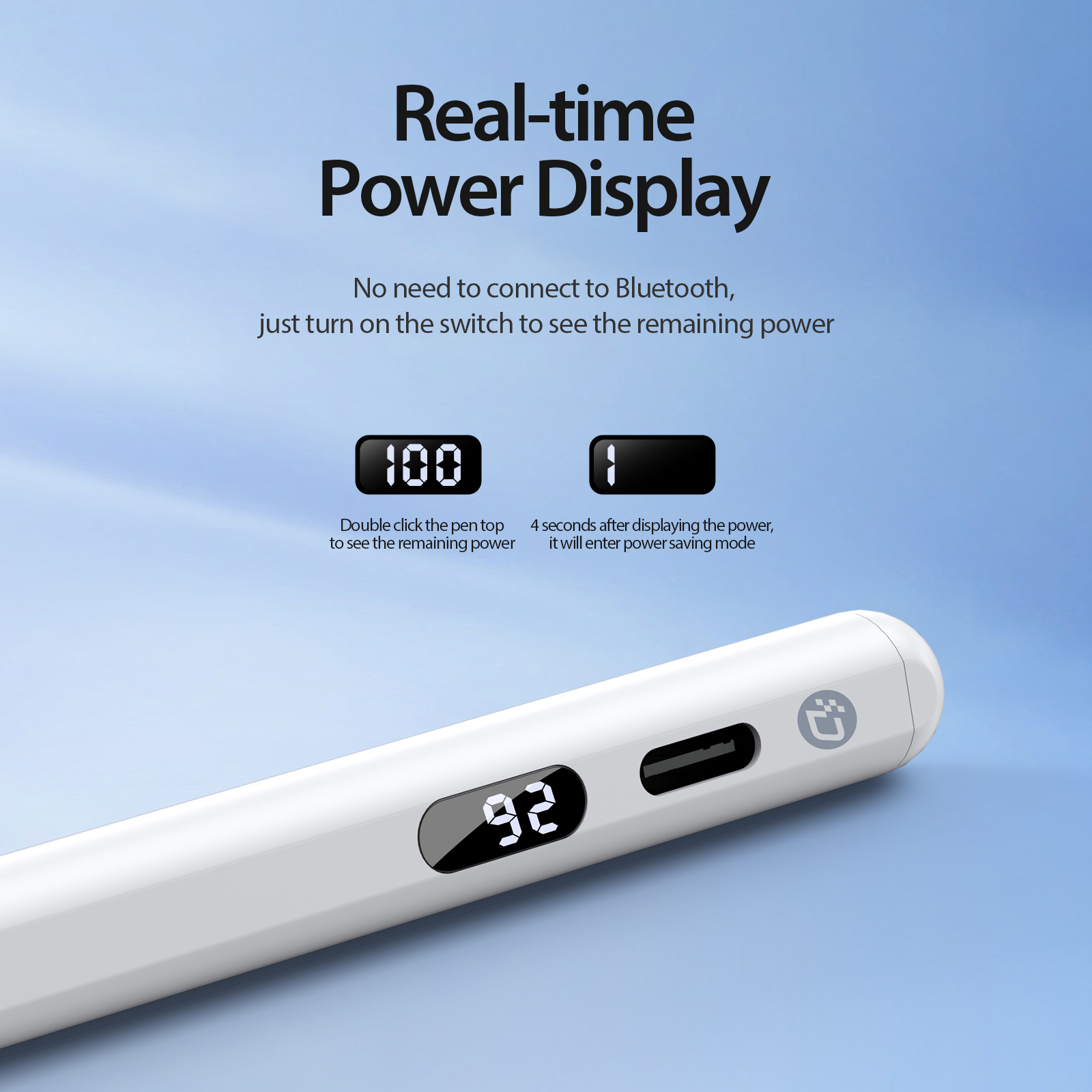 Bút cảm ứng cho iPad 2024, iPad Pro M4/ M2/ M1/ Air 4/5/6/ Ipad Mini 5/6/7/ Ipad Gen 7/8/9/10, Dux Ducis SP-06 Stylus_ Hàng Chính Hãng