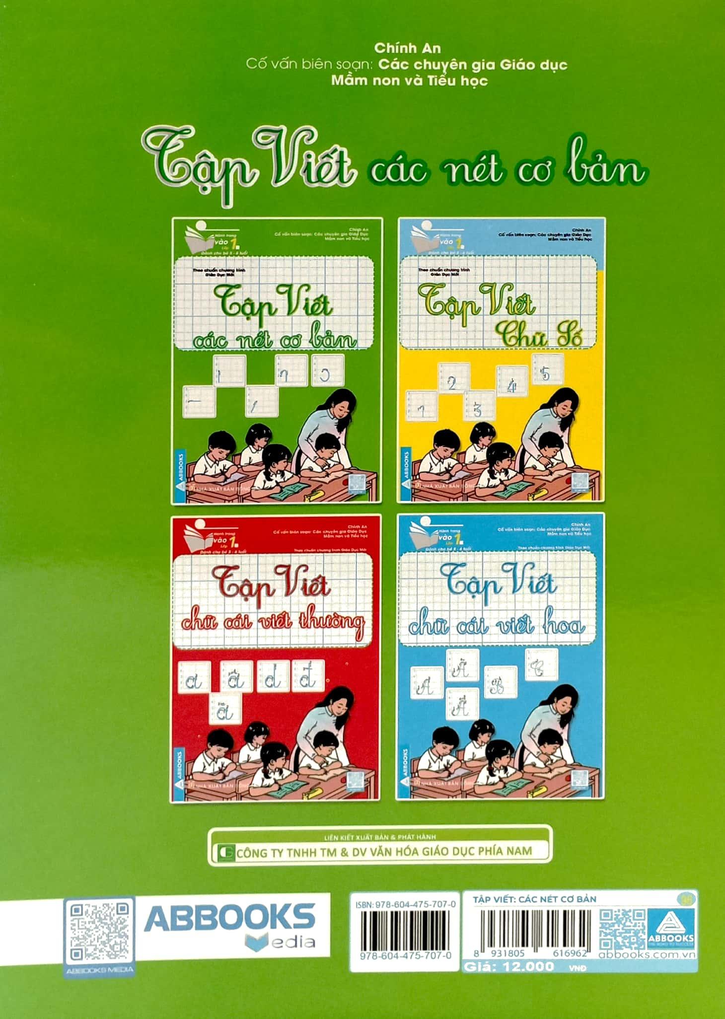 Tập Viết Các Nét Cơ Bản