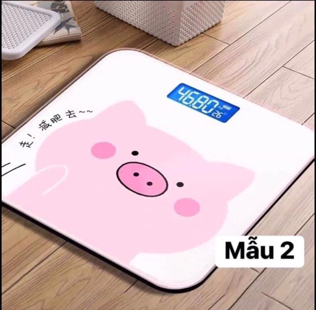Cân điện tử sức khỏe PINK PIG hình lợn hồng siêu yêu