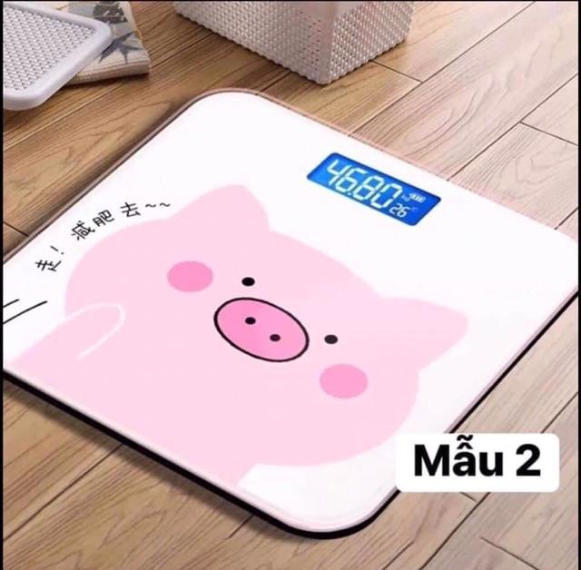 Cân điện tử sức khỏe PINK PIG hình lợn hồng siêu yêu