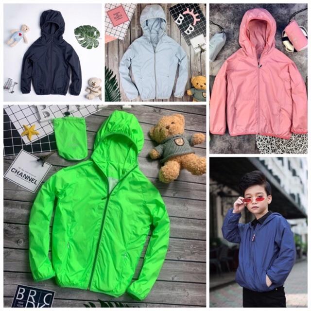 Áo khoác cho bé (18-45kg) - 2 lớp siêu mềm, siêu thoáng mát