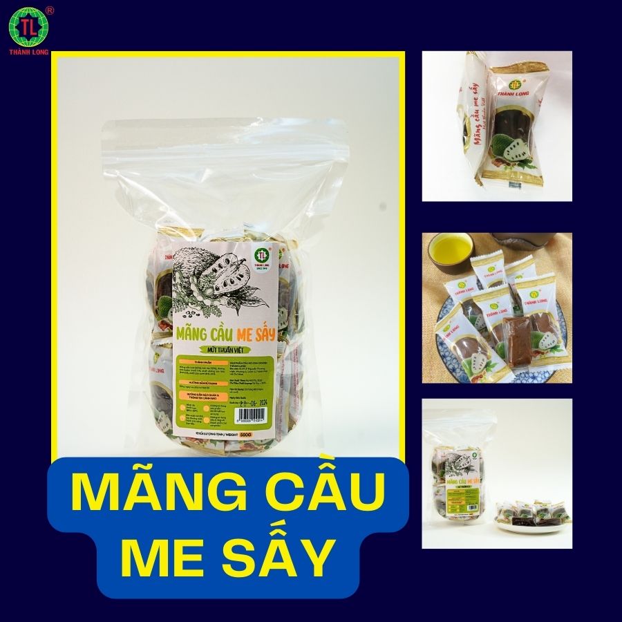 Mứt Mãng Cầu Me Sấy Thành Long 500G - Viêt Nam