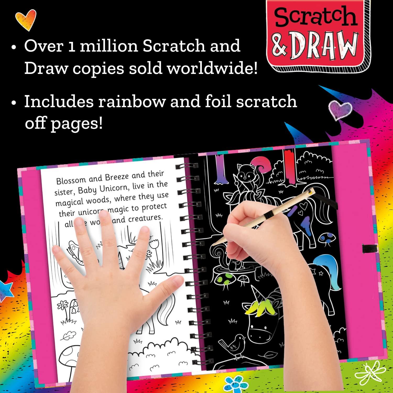 Sách ngoại văn: Scratch And Draw - Unicorns