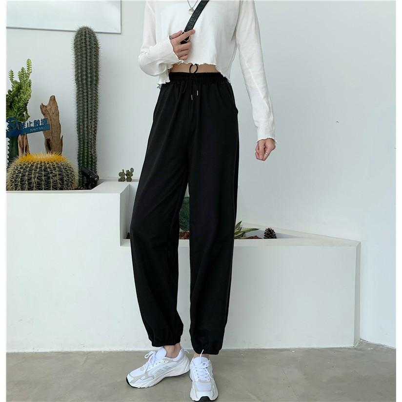 Quần Jogger CERA-Y Unisex Dài Ống Rộng Có Bo SIMPLE Ulzzang CRQ025