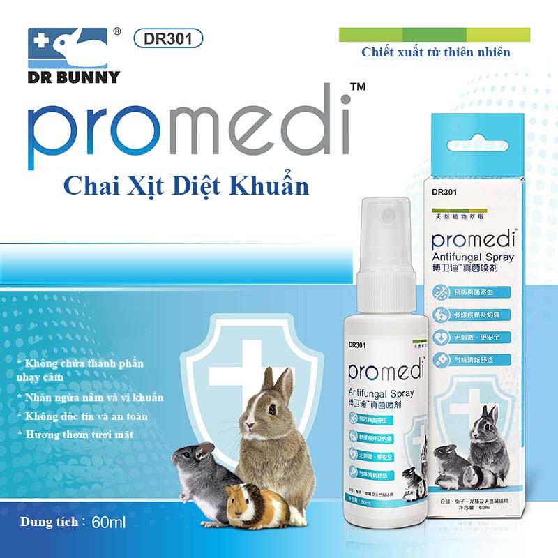 Chai Xịt Diệt Khuẩn cho Thỏ, Hamster, Bọ, Chinchilla- DR301 - Hàng chính hãng