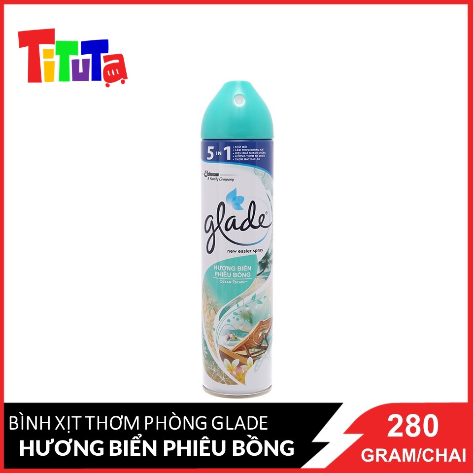 Bình Xịt Thơm Phòng Glade Nature Hương Biển Phiêu Bồng 280g
