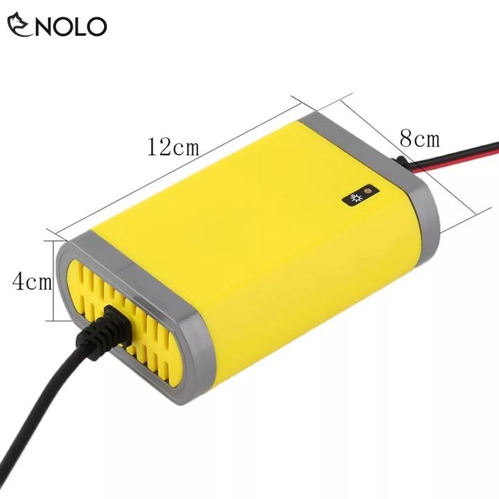 Bộ Sạc Ắc Quy Tự Động 12V Có Đèn Báo Tình Trạng Sạc Hỗ Trợ Bình Có Dung Lượng Pin 20AH Tích Hợp Mạch Bảo Vệ An Toàn